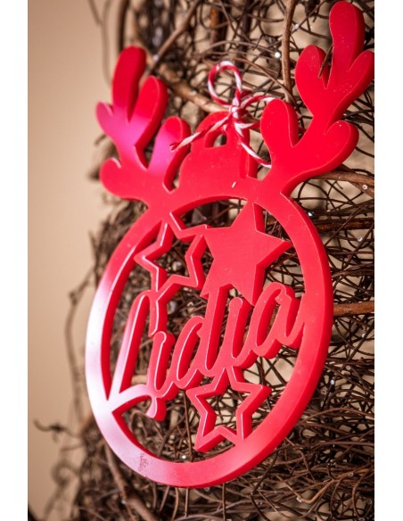 Adornos Renos para el Árbol personalizados