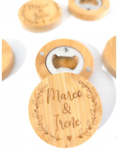 Abridor de madera personalizado