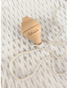 Peonza personalizada con nombre