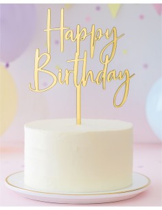 Topper Cake Happy Birthday