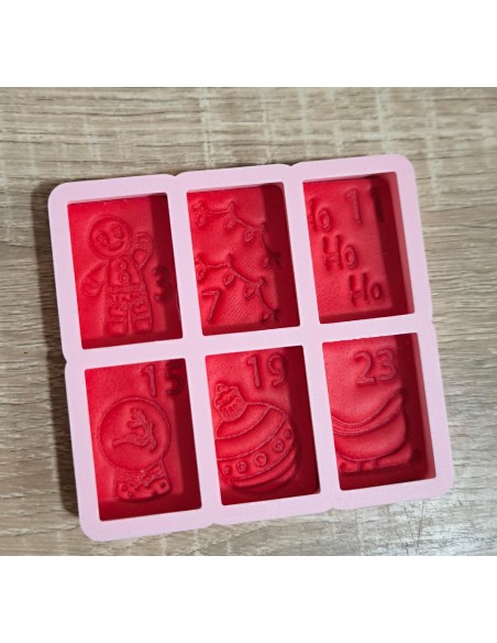 Set Multicortador con Marcadores Calendario de Adviento para galletas