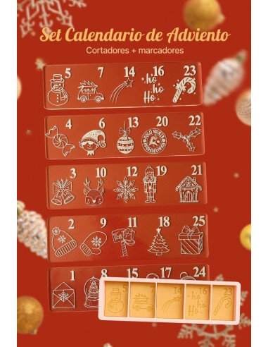 Cortadores / marcadores Calendario de Adviento