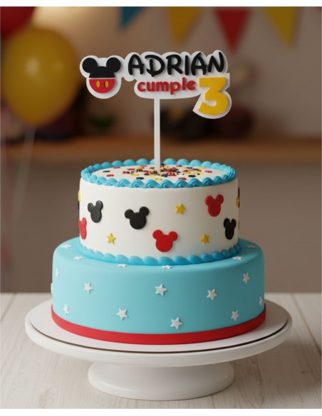 Cake Topper personalizado Mickey