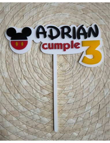Cake Topper personalizado Mickey