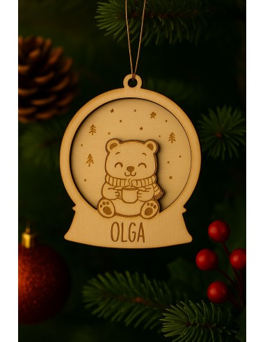 Adorno para el Árbol Animales Navideños Personalizado