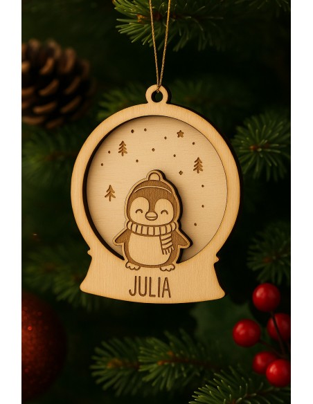 Adorno para el Árbol Animales Navideños Personalizado