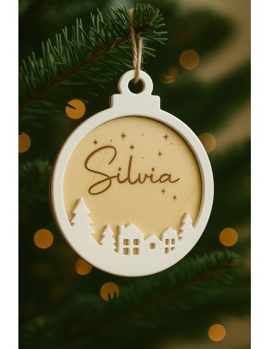Bola personalizada Poblado Navideño