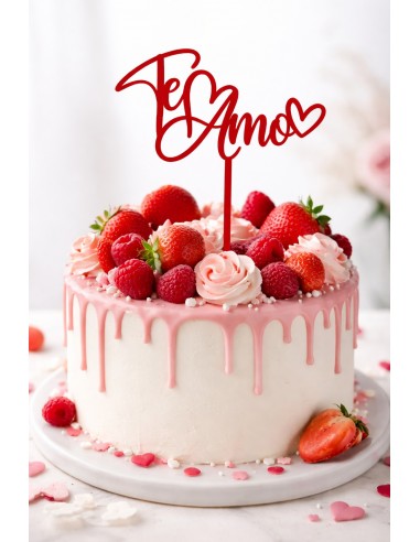 Topper Te Amo San Valentín