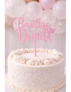 Topper cake personalizado bautizo 2
