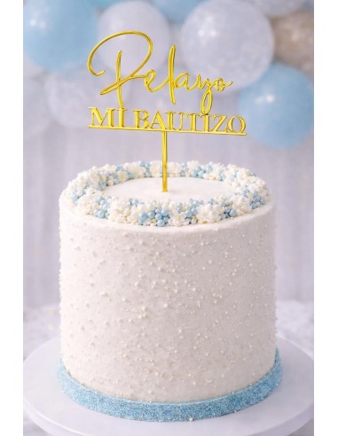 Topper Nombre Mi Bautizo