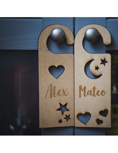 Cuelgapuertas personalizado corazón