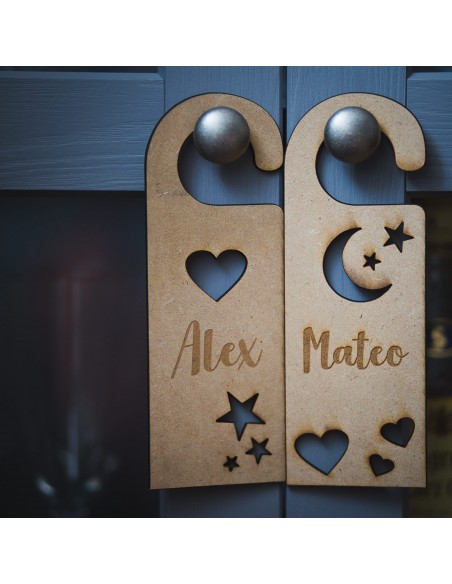 Cuelgapuertas personalizado corazón