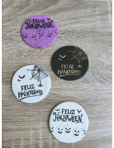 Sello Feliz Halloween para galletas