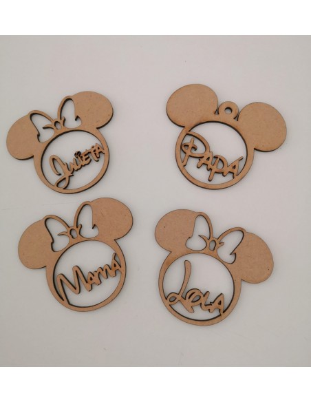 Bola de Navidad Mickey con nombre