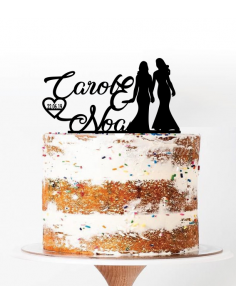 Topper novias con nombres