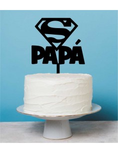 Topper Cake Súper Papá