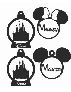 Adornos de Disney para el Árbol personalizados