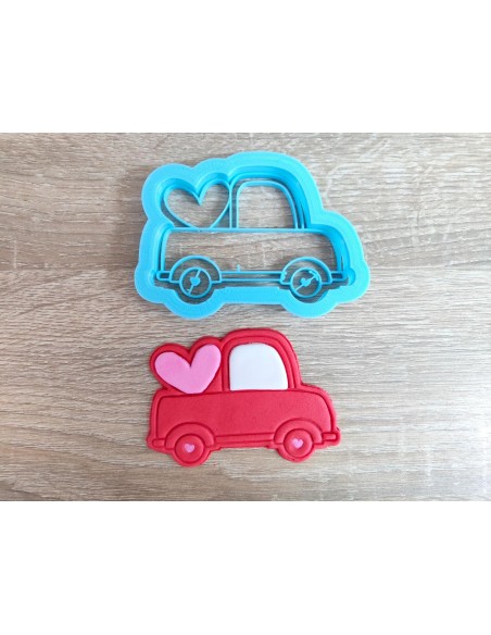 Cortador para galletas Camioneta Corazón