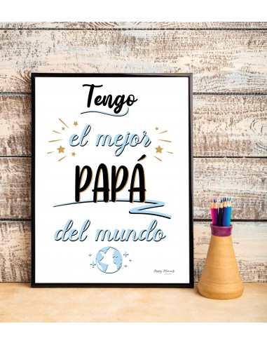 Lámina Mejor Papá del Mundo