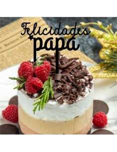 Topper Cake Felicidades Papá