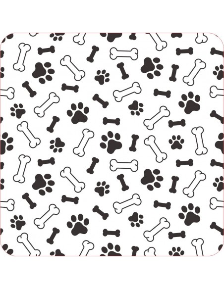 Sello textura Huesos y Huellas para fondant