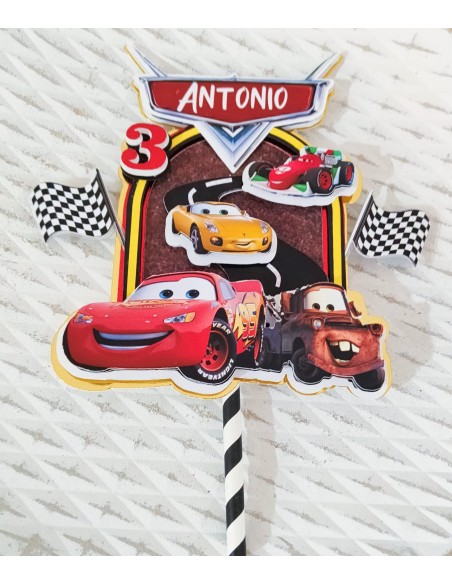 Topper Cake capas Cars personalizado