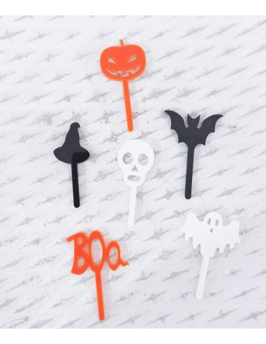 Mini Toppers Halloween para cupcakes