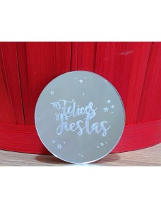 Círculo acrílico Felices Fiestas 2