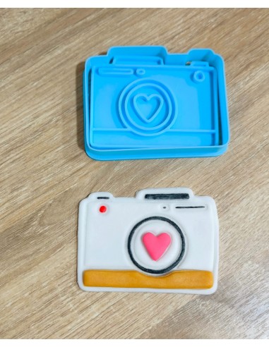 Cortador para galletas Cámara de Fotos con Corazón